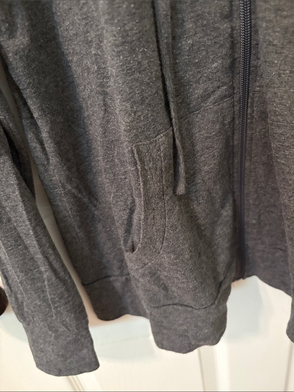 EUC charcoal hoodie - Picture 3 of 5